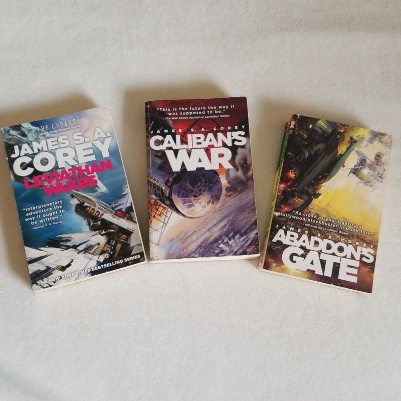 The Expanse 1-3 Leviathan Wakes, Caliban's War, Abaddon's Gate