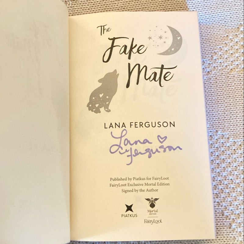 The Fake Mate (FairyLoot Signed Edition)