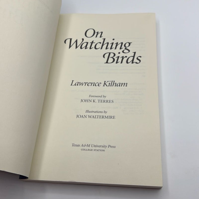 On Watching Birds