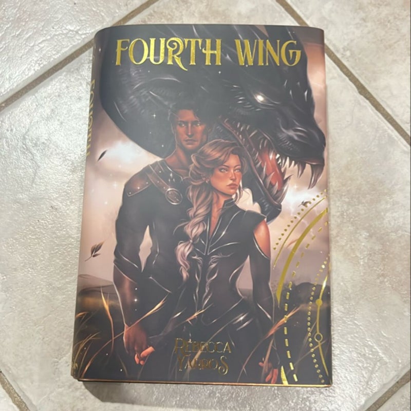 Fourth Wing - First Edition - ADDITIONAL ARTWORK DUST JACKET