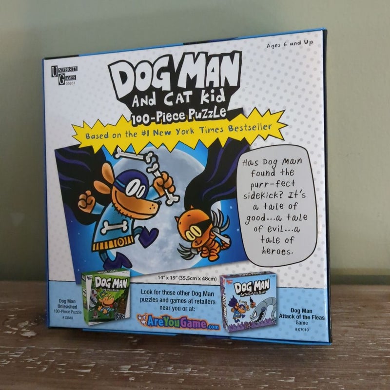 Dog Man 100-piece puzzle