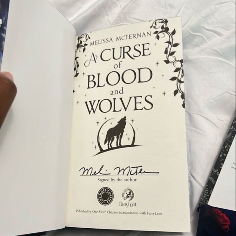 SIGNED!! A Curse of Blood and Wolves - FL ED