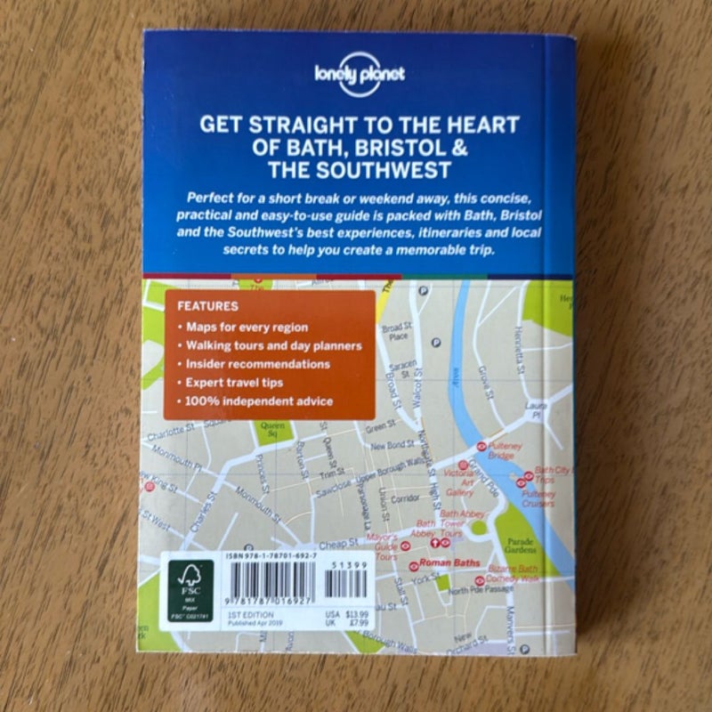 Lonely Planet Pocket Bath, Bristol and the Southwest 1