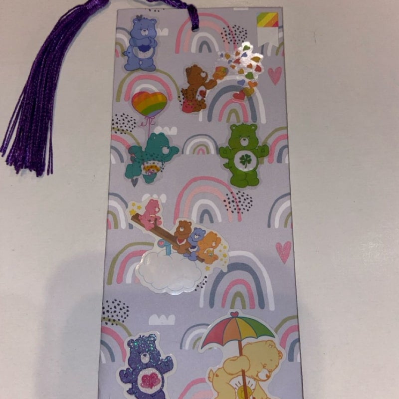 Carebears Handmade Bookmark