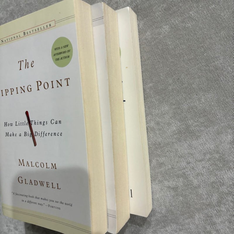 Malcolm gladwell book lot (nonfiction) 