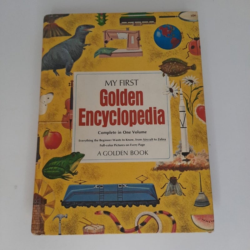 My First Golden Encyclopedia A Golden Book by Jane Werner Watson 1969