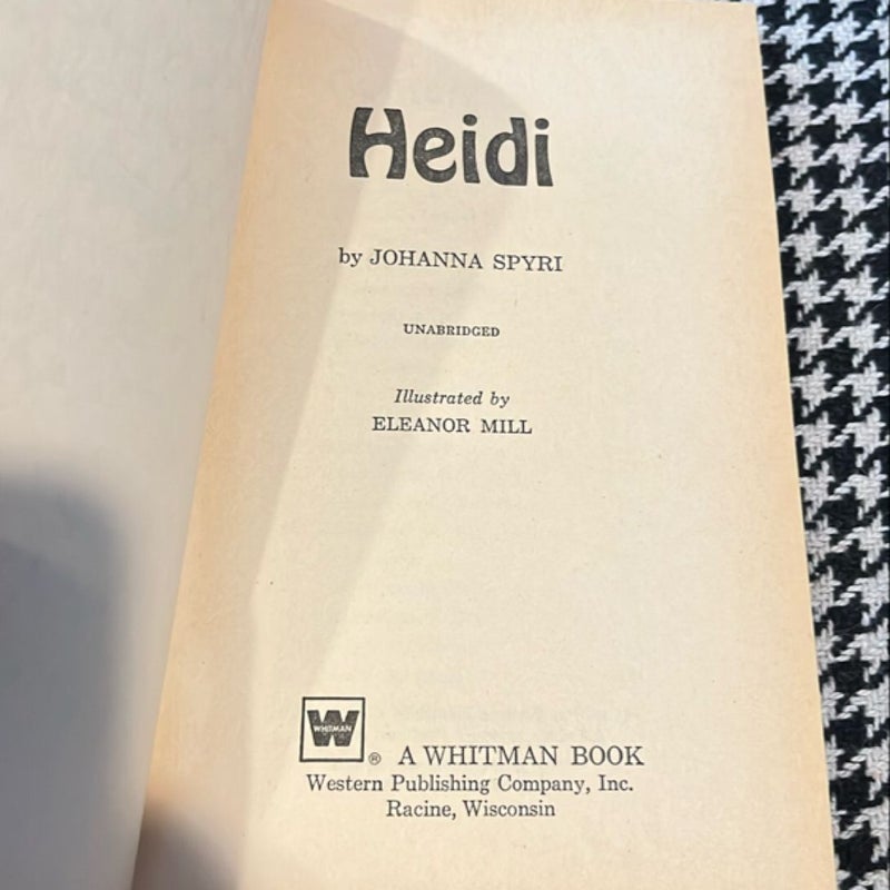 Heidi *1970 Whitman edition