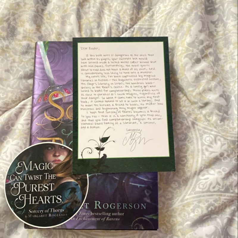 Sorcery of Thorns (signed Owlcrate exclusive) (slightly annotated -see pictures)