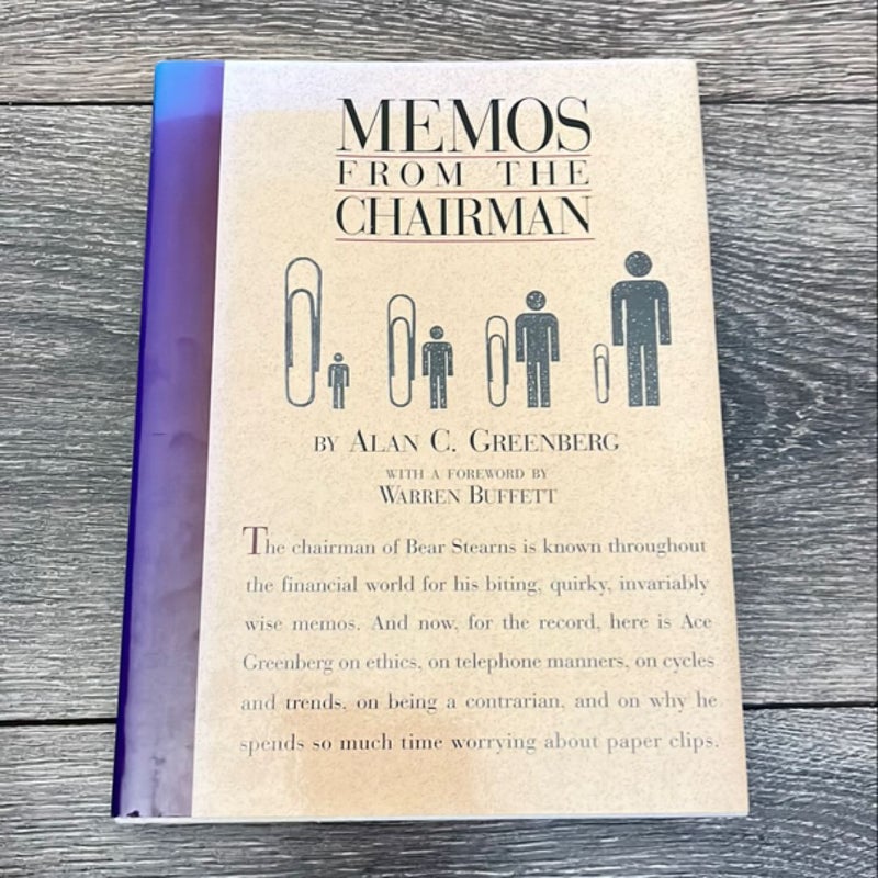 Memos from the Chairman