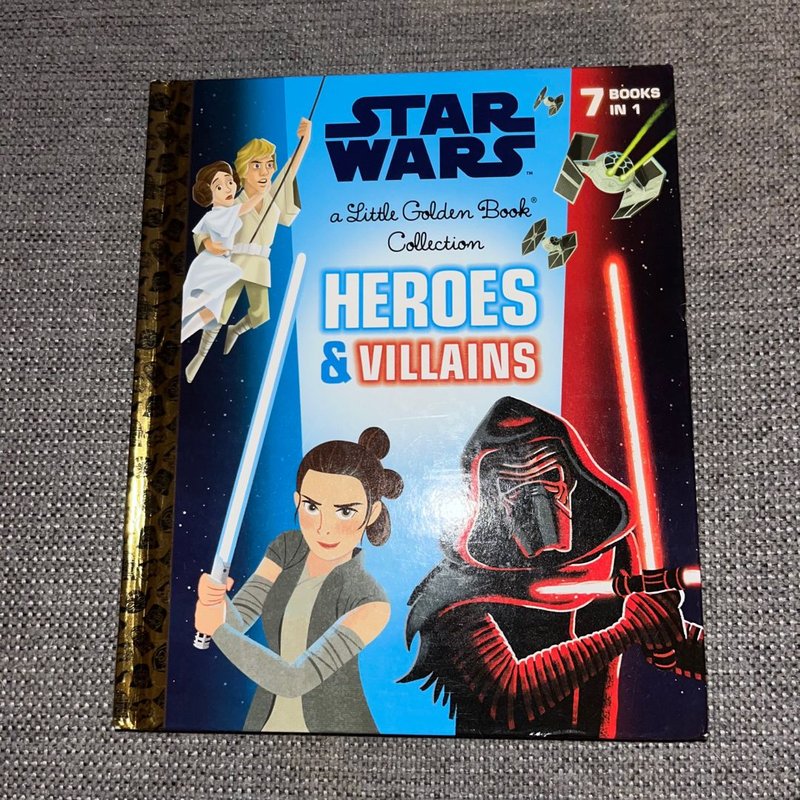 Heroes and Villains Little Golden Book Collection (Star Wars) by Golden ...