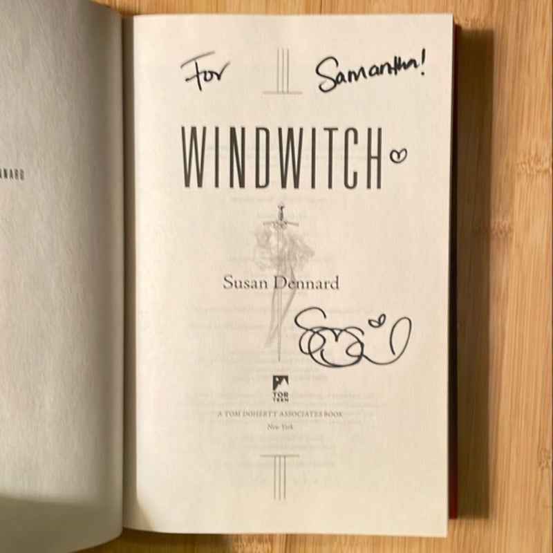 Windwitch Signed and Personalized 