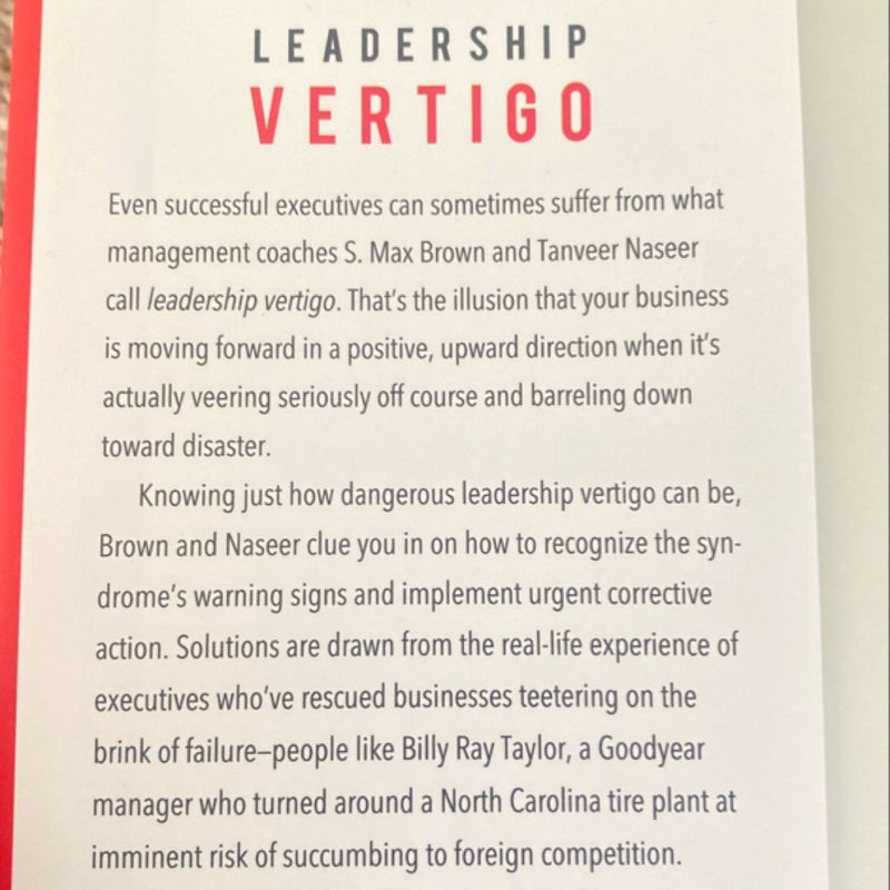 Leadership Vertigo