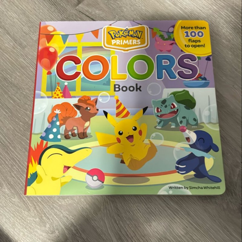 Pokémon Primers: Colors Book by Simcha Whitehill