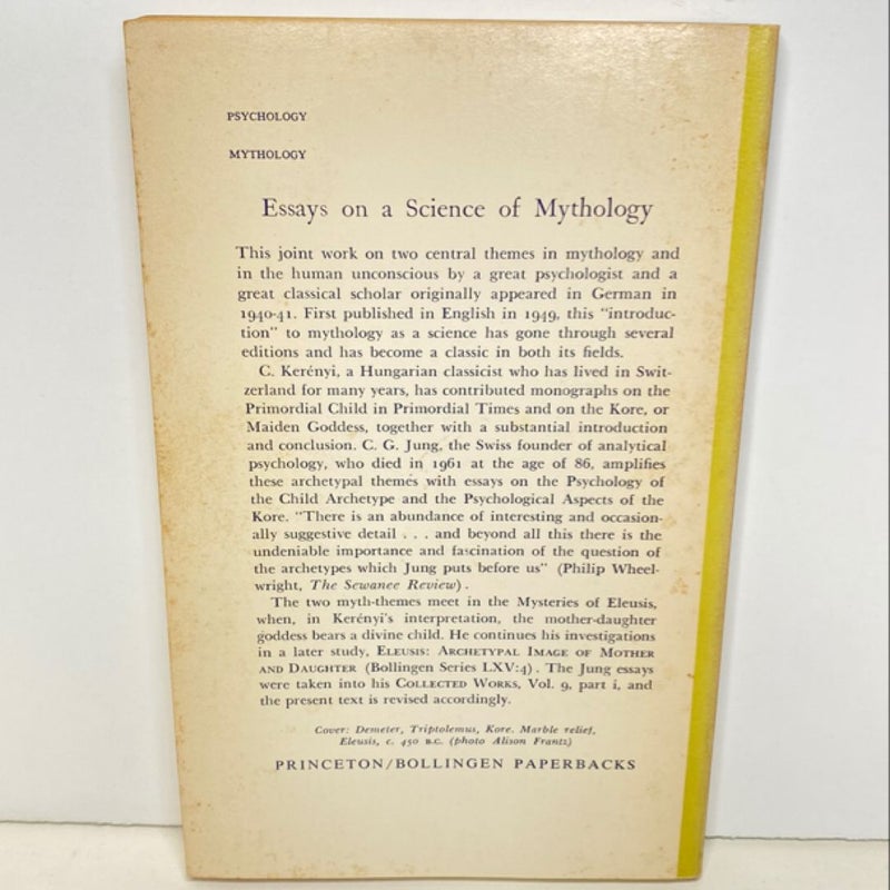 Essays on a Science of Mythology