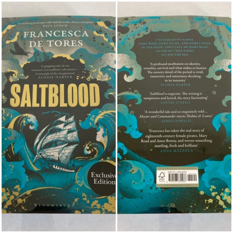 Saltblood Waterstones Exclusive Edition SOLD OUT