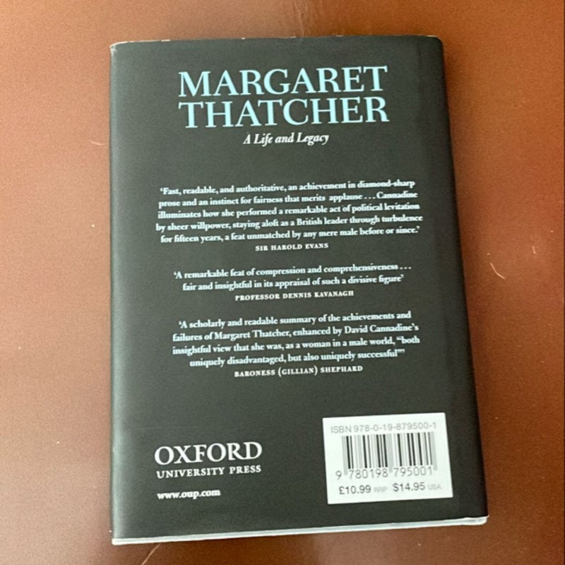 Margaret Thatcher: a Life and Legacy