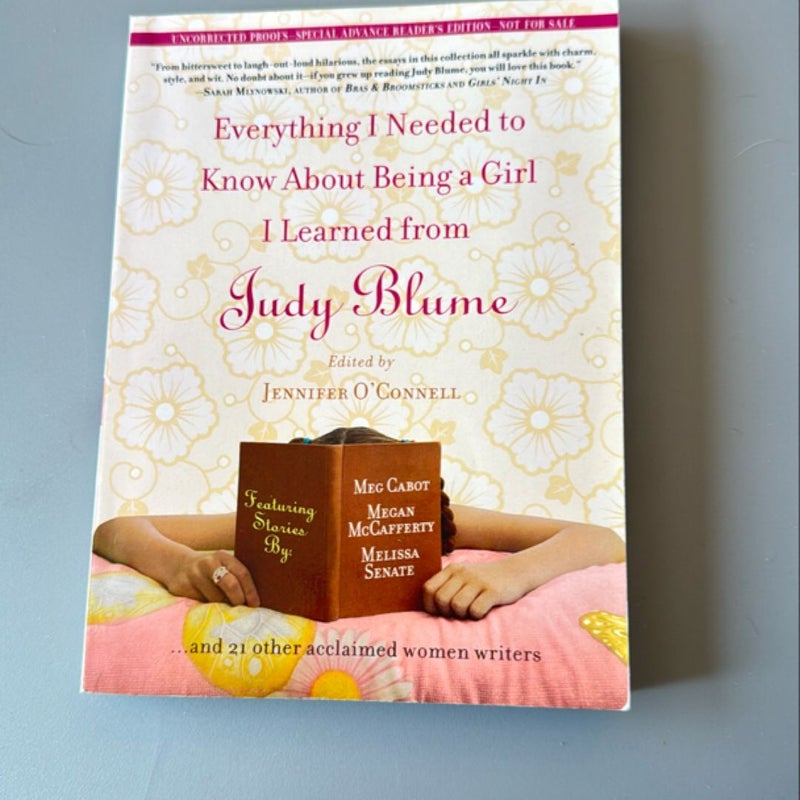 Everything I Needed To Learn I Learned From Judy Blume