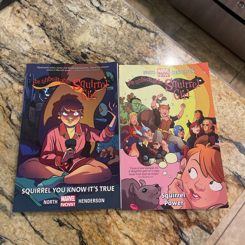 The Unbeatable Squirrel Girl book set of 2