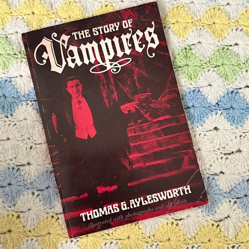 The Story Of Vampires Vintage Children's book 