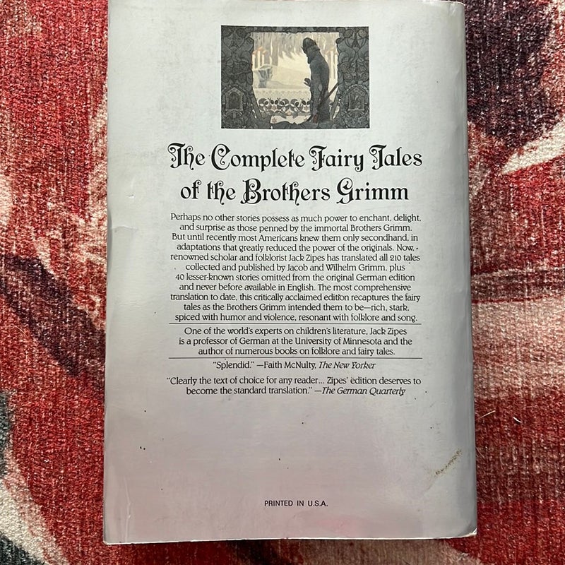 The Complete Fairy Tales of the Brothers Grimm