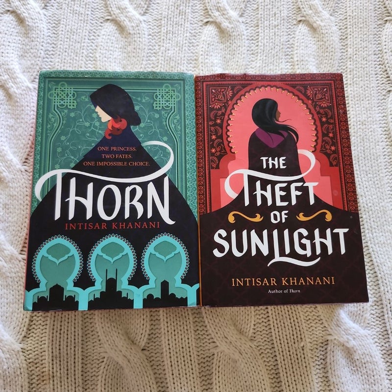 Thorn **SIGNED** and The Theft of Sunlight