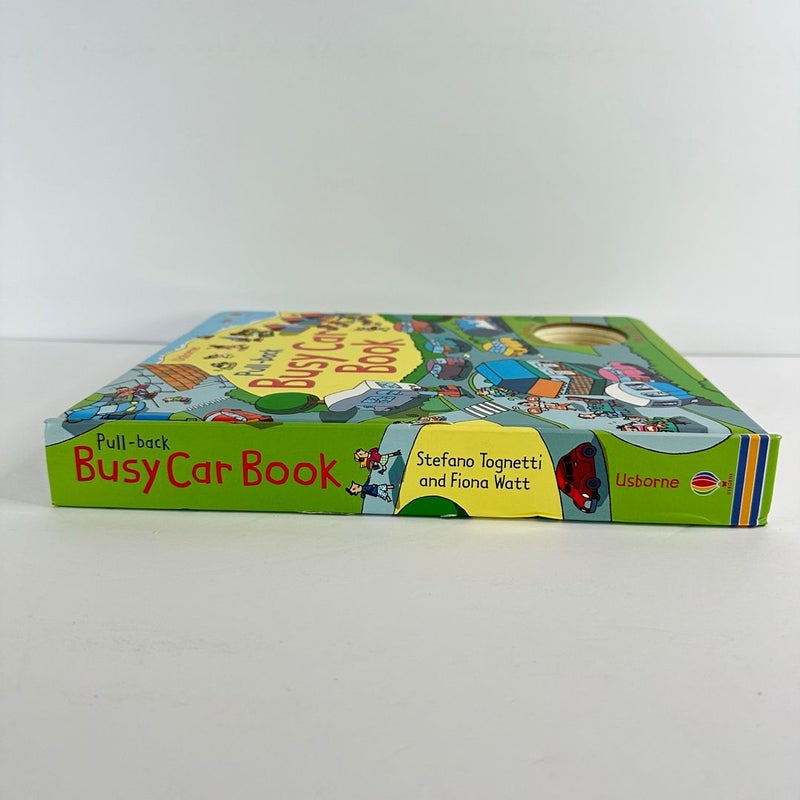 Usborne Pull-Back Busy Car Book-NO CAR