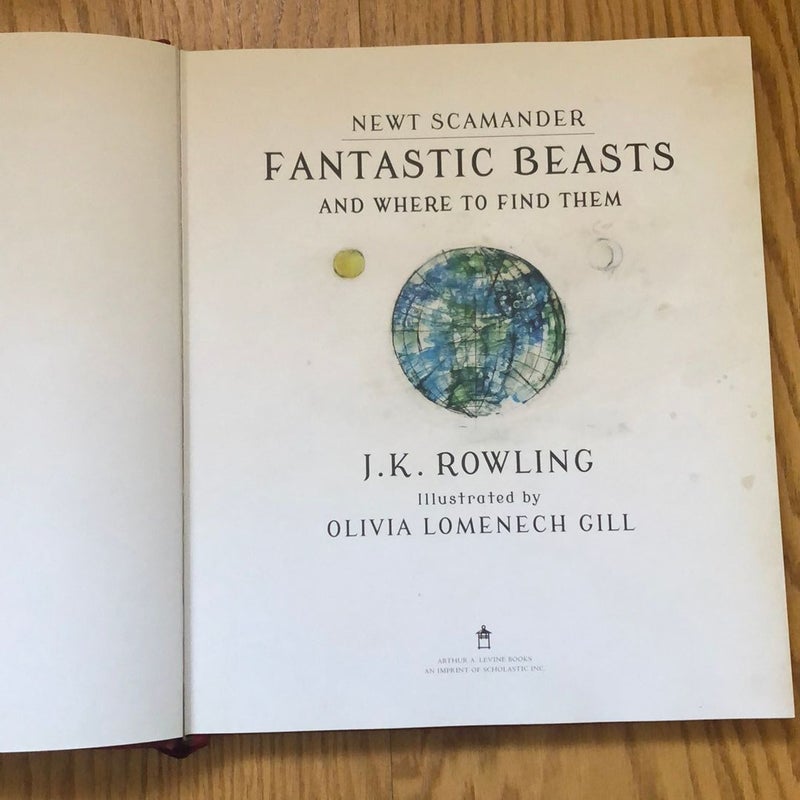 Fantastic Beasts and Where to Find Them by J. K. Rowling, Newt