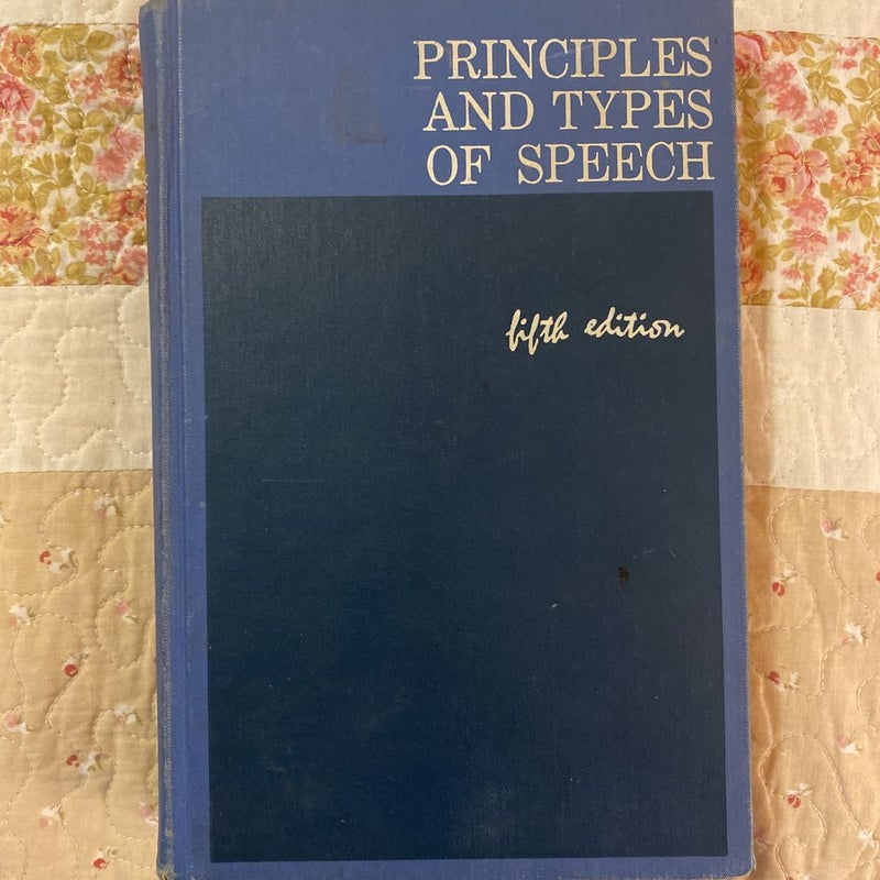 Principles and Types of Speech 