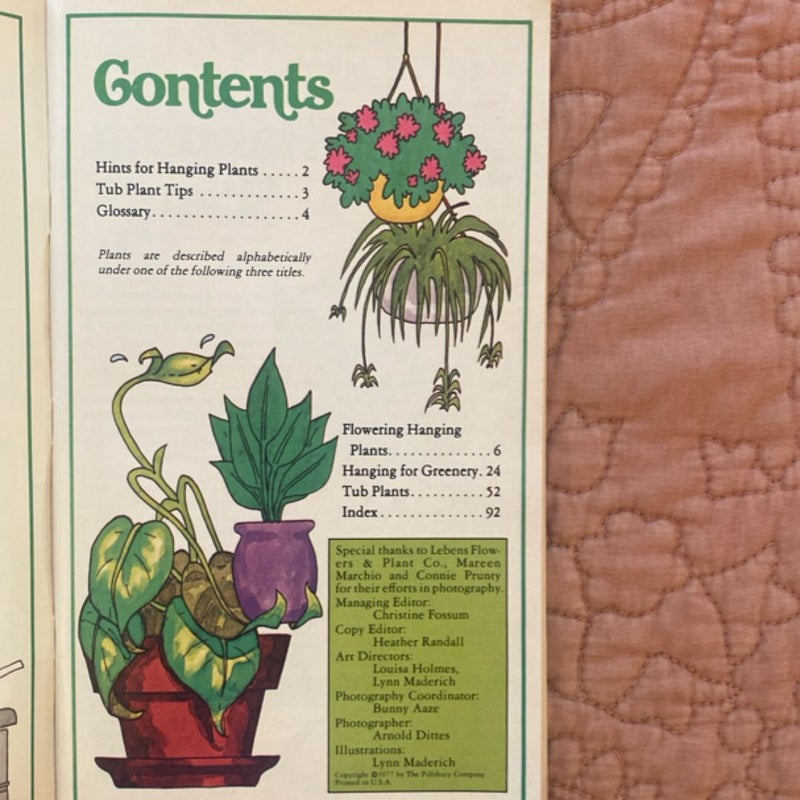 Pillsbury’s Hanging & Floor Plants Handbook 