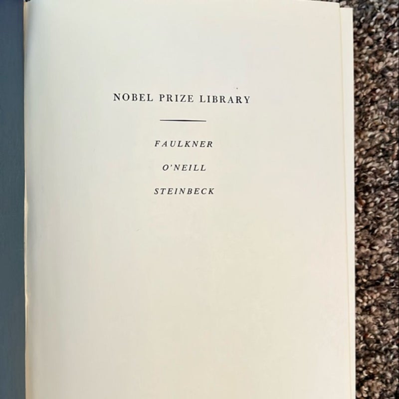 Nobel Prize Library: Faulkner, O’Neill, and Steinbeck