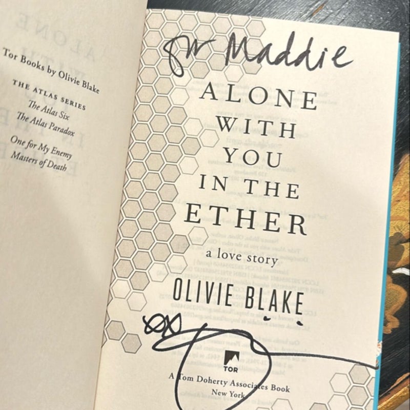 Alone with You in the Ether *signed and personalized*