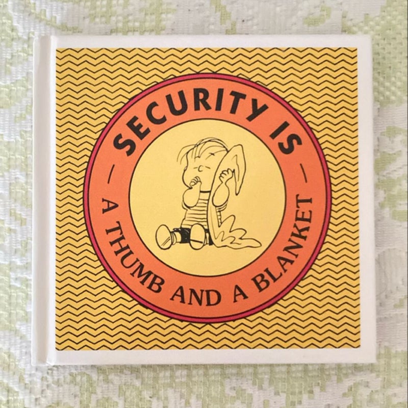 Security Is a Thumb and a Blanket