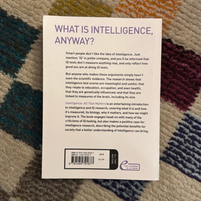 Intelligence by Stuart Ritchie, Paperback | Pangobooks