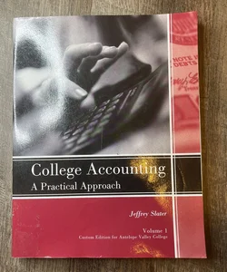 College Accounting: A Practical Approach 