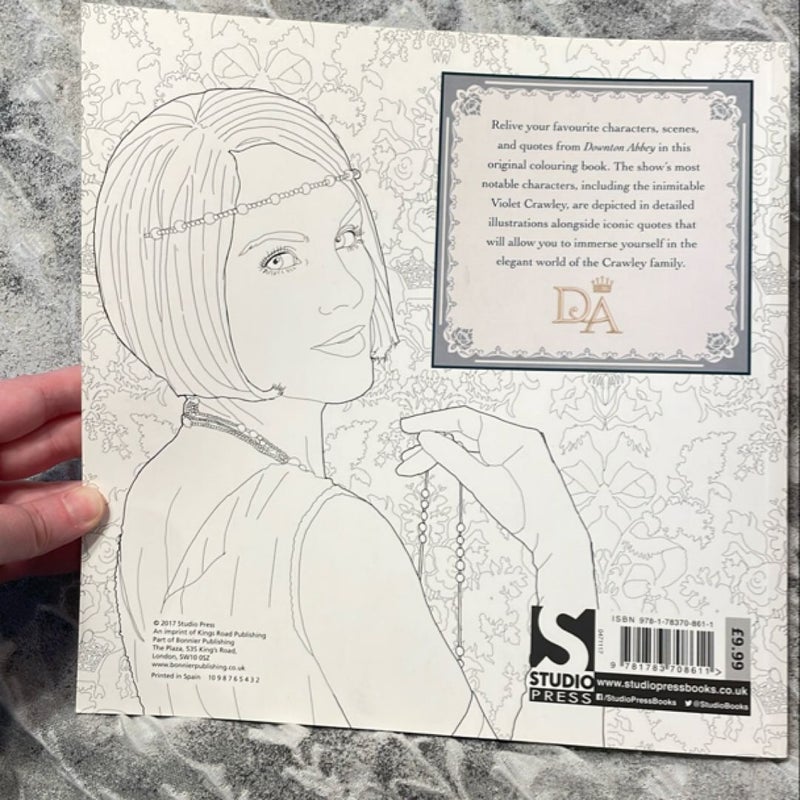 Downton Abbey The Official Colouring Book