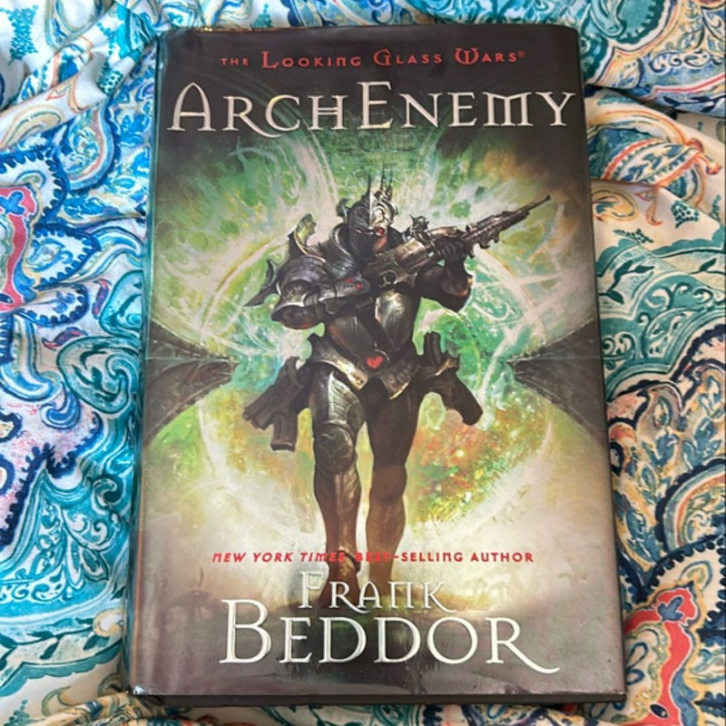 Hardback ArchEnemy frank beddor the looking glass wars fantasy ya 