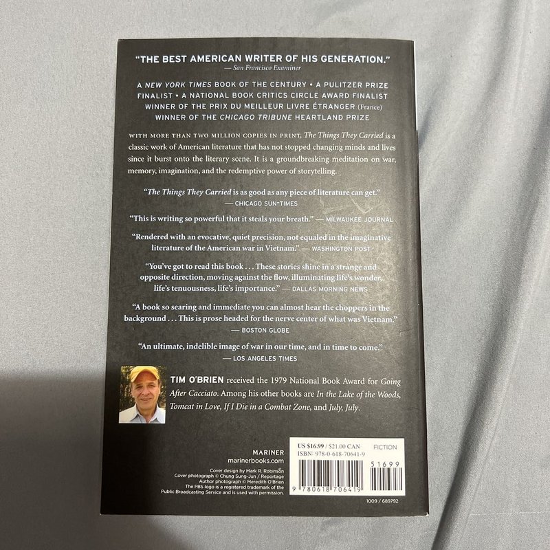 The Things They Carried By Tim O'Brien - Paperback 2009 Edition (Good Condition) 8 thumbnail image