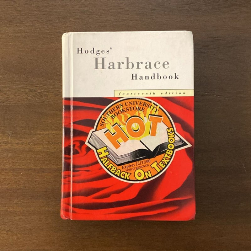 (3) Hodges' Harbrace Handbook 10th, 12th, 14th Editions