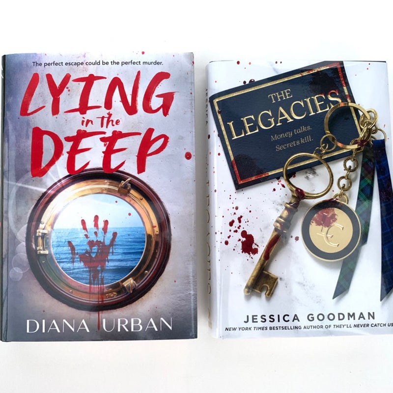 Two thriller books bundle Lying in the Deep The Legacies