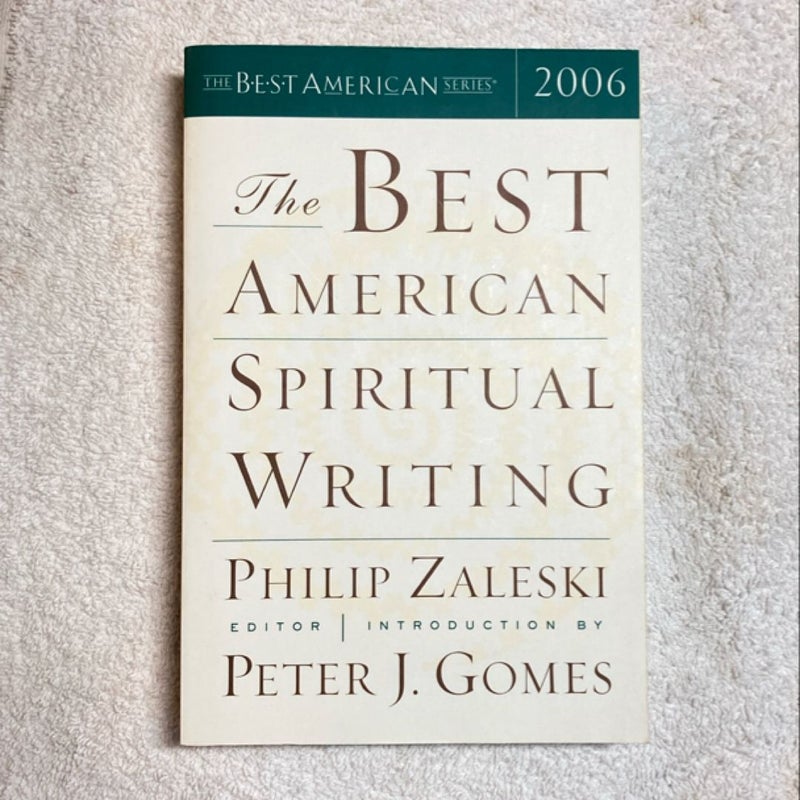 The Best American Spiritual Writing 2006