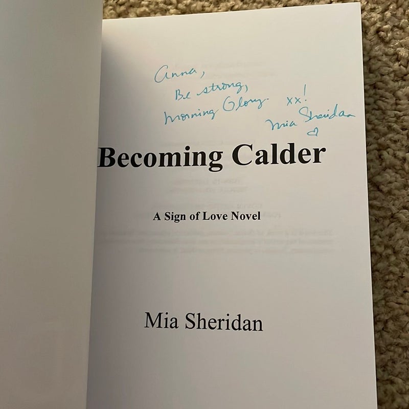 Becoming Calder (OOP signed by the author)