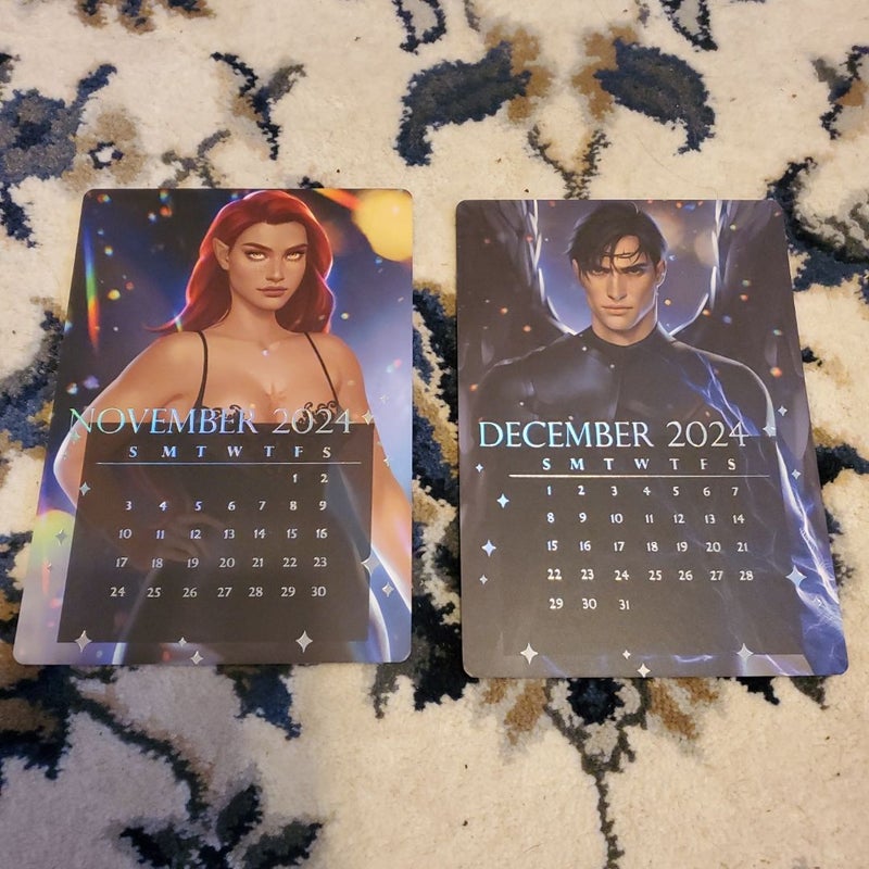 Throne of Glass, ACOTAR, & Crescent City calendar/art cards