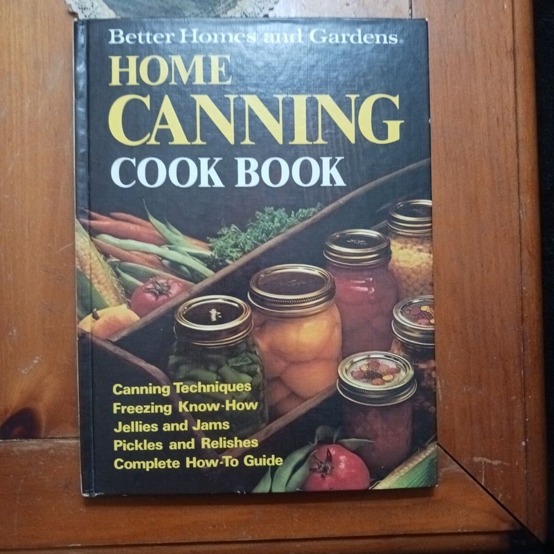 Home canning cookbook