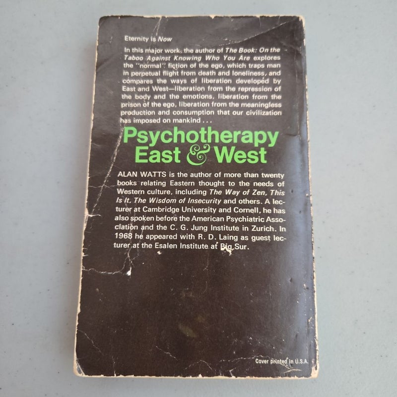 Psychotherapy East and West