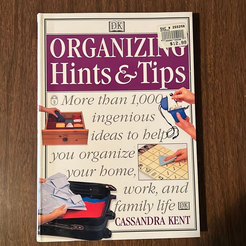 Organizing Hints and Tips
