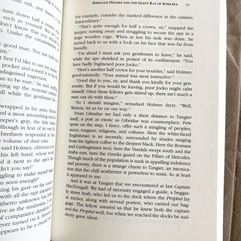 Sherlock Holmes and the Giant Rat of Sumatra