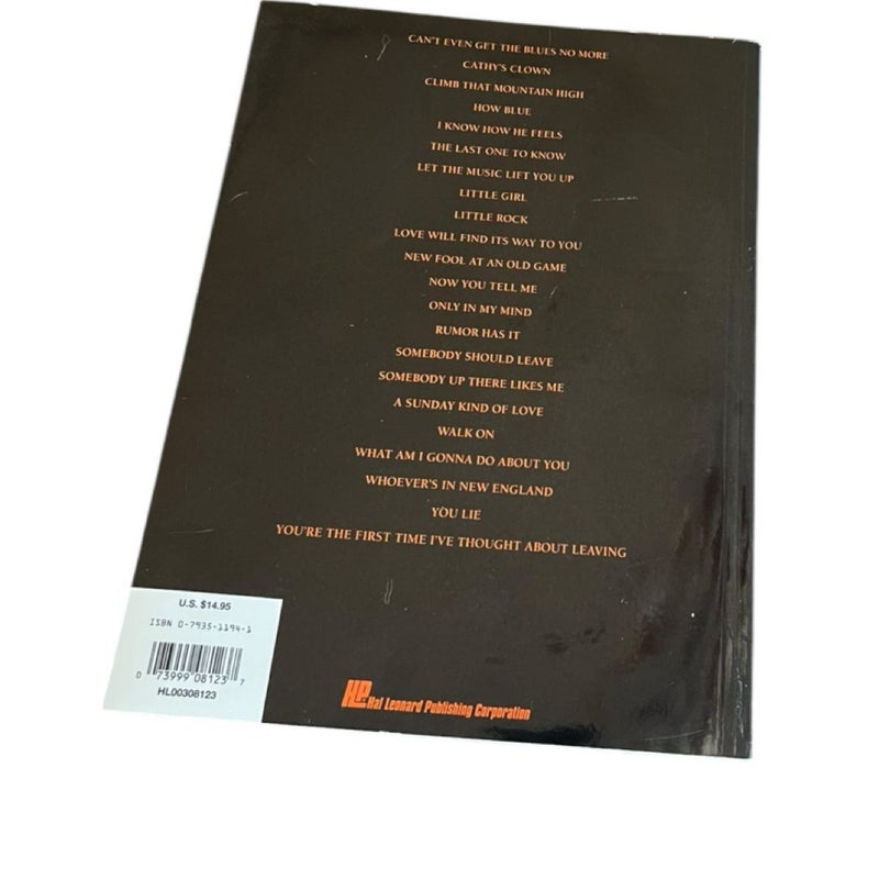 The Best of Reba McEntire Song Book 