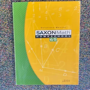 Saxon Math 6/5