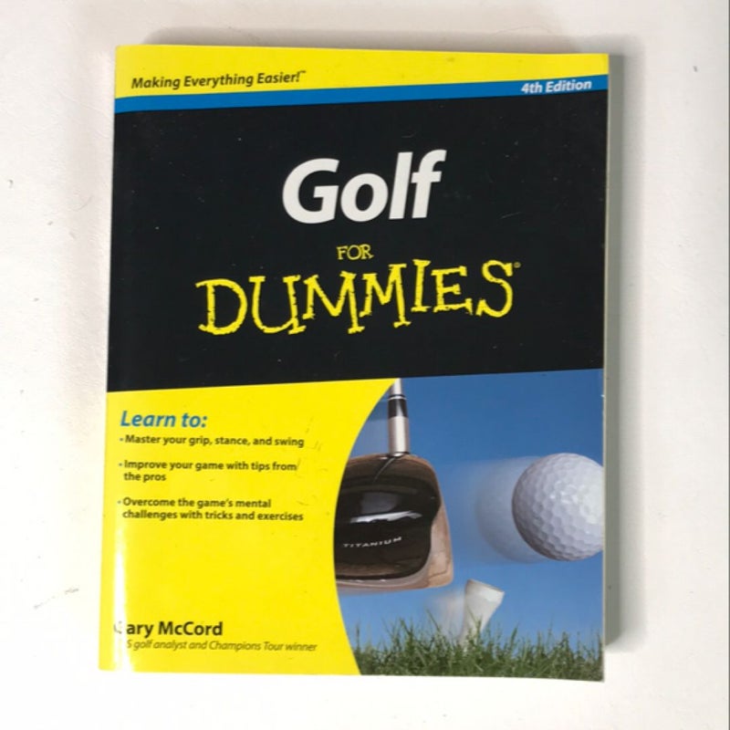 Golf for Dummies