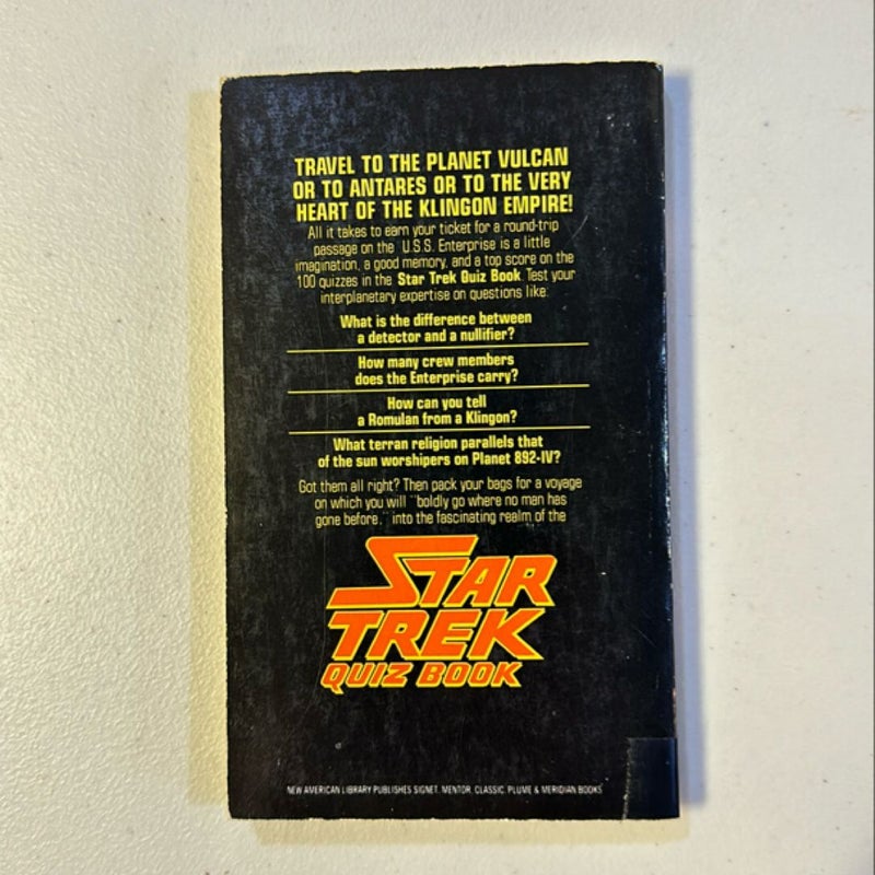 Trekkie Quiz Book